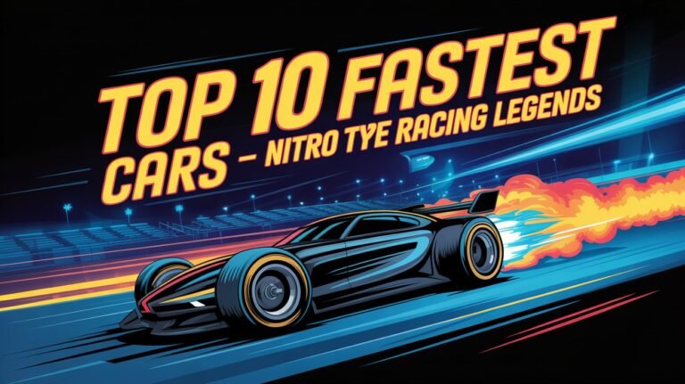 Top 10 Fastest Cars in Nitro Type (Ranked by Speed & Style)