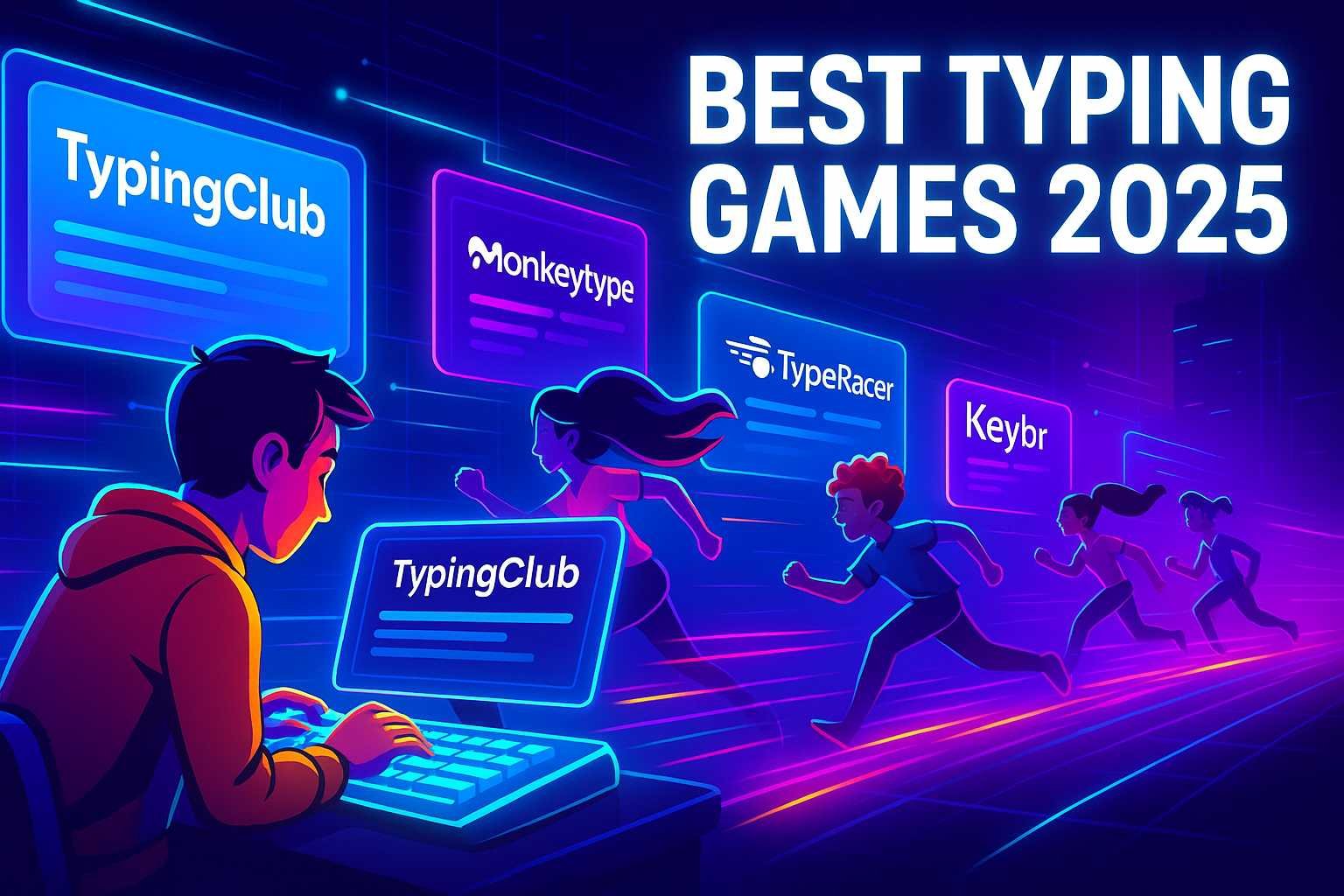 Nitro Type Alternatives for typing practice in 2025 with engaging visuals