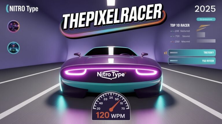 Customized Nitro Type garage with rare cars, titles, and profile styles