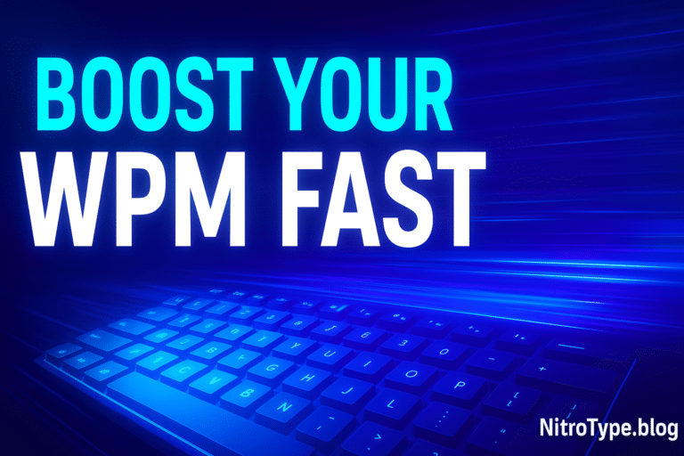 Boost your Word Per Minute (WPM) typing speed with NitroType.blog guide