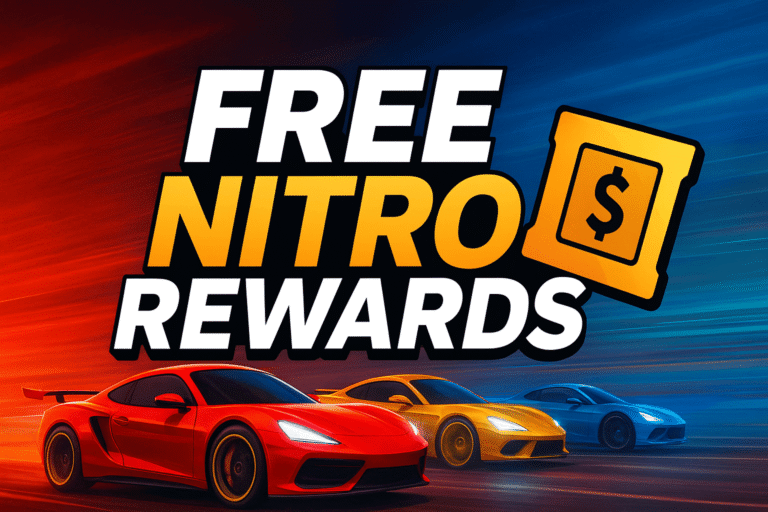 Nitro Type code giveaways featuring free rewards, cars, and exclusive prizes for players