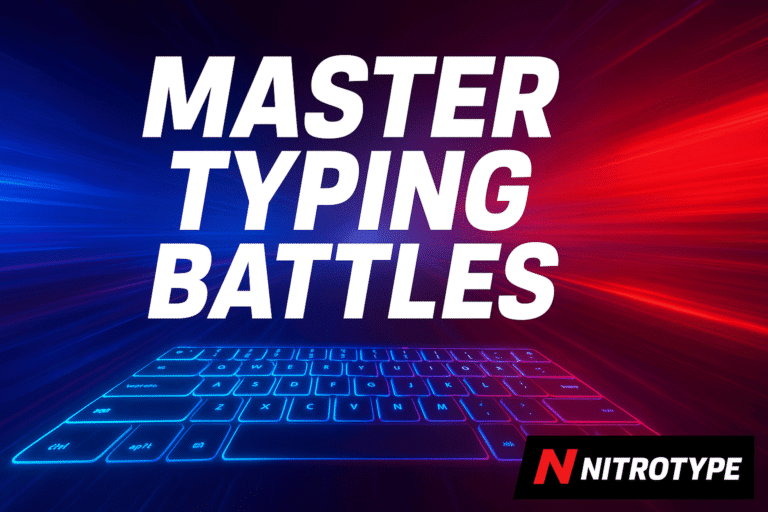 NitroType logo for typing battle online blog post